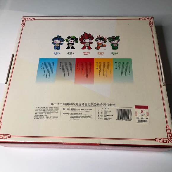 Mint 2008 Beijing Olympic Set Of Plush 7” Dolls - Picture 4 of 11